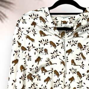 Jaclyn Smith Jaquar Print Tunic Size L Jaguar Print Blouse